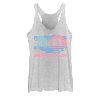 Juniors' MTV Pastel Colors Beach Spring Break Logo Tank Top