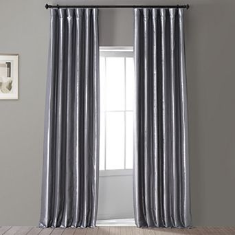 EFF Signature Faux Silk Taffeta Hotel Blackout Window Curtain