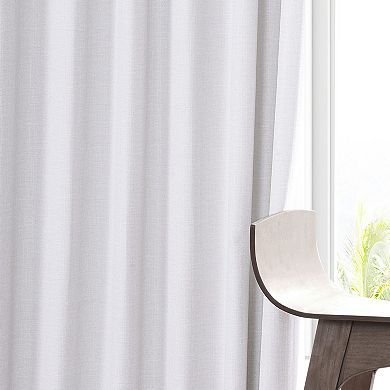 EFF Signature Faux Linen Blackout Window Curtain