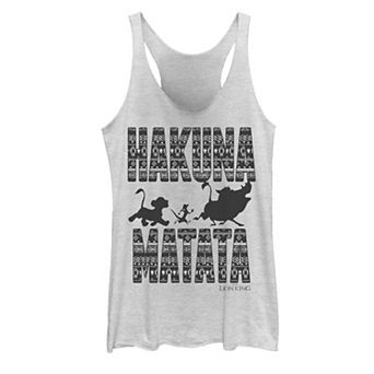 Juniors' Disney's The Lion King Hakuna Matata Tank Top