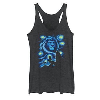 Disney's The Lion King Juniors' Mufasa Starry Night Pride Rock Graphic Tank Top
