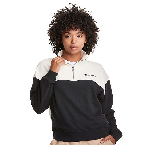 Champion Women's Plus Size Logo Print French Terry Zip Hoodie