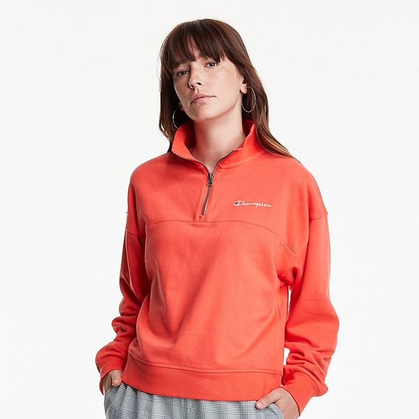 Champion half zip fleece best sale