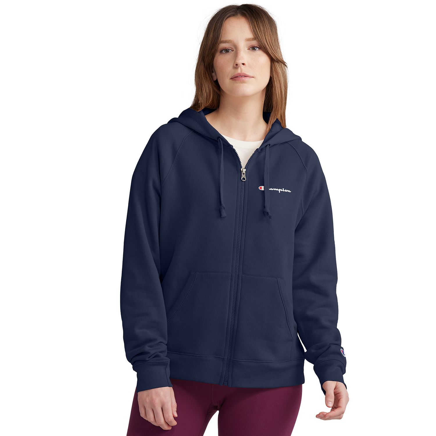 champion women's full zip hoodie jacket