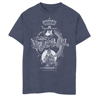 Boys 8-20 Harry Potter Christmas Yule Ball Invitation Graphic Tee
