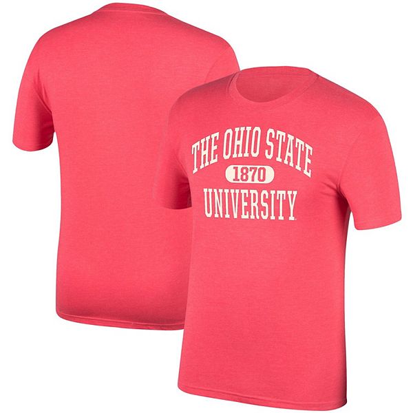 Ohio State University Buckeyes T-Shirt Adult Size XL Red Block O