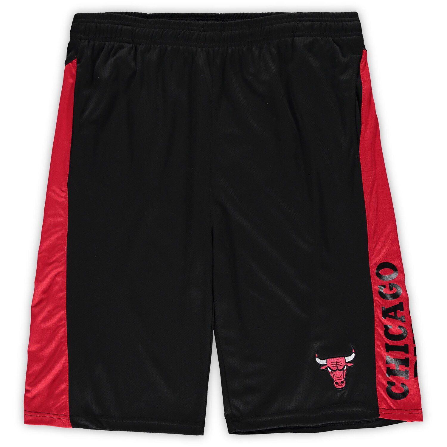 red chicago bulls shorts
