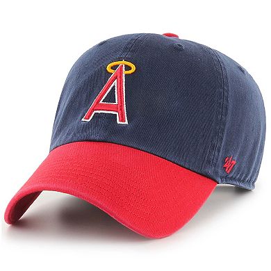 Men's '47 Navy California Angels 1997 Halo Logo Cooperstown Collection Clean Up Adjustable Hat