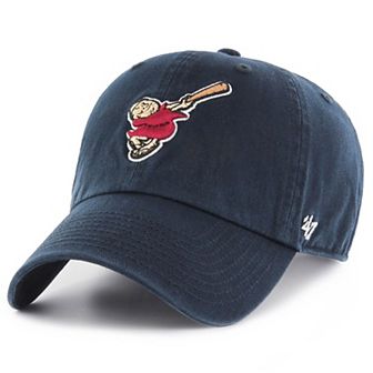 Men's '47 Navy San Diego Padres Logo Cooperstown Collection Clean Up Adjustable Hat