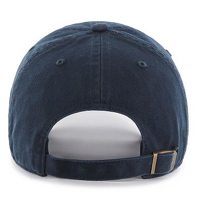 Men's '47 Navy San Diego Padres Logo Cooperstown Collection Clean Up Adjustable Hat