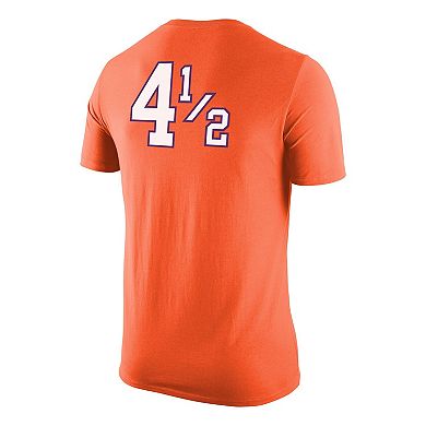 Men's Nike Orange Clemson Tigers Disney+ #4Â½ Player T-Shirt