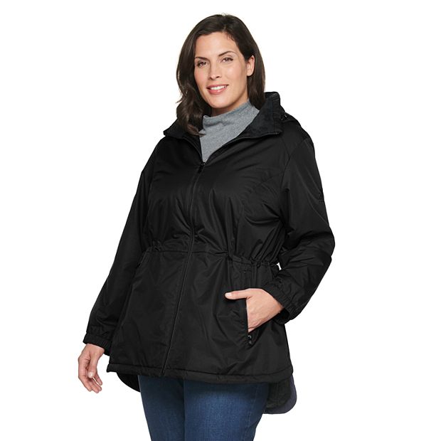 Kohls plus clearance size rain jackets