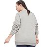 Plus Size Reebok Logo Fleece Sweatshirt