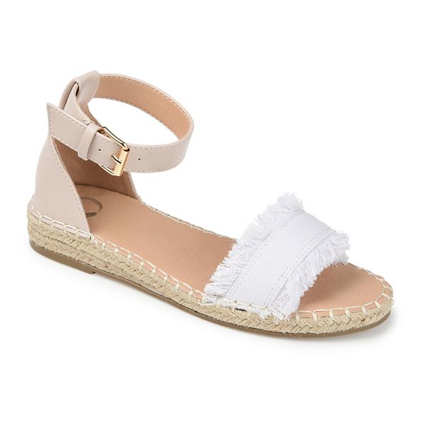 Two strap espadrille online sandals