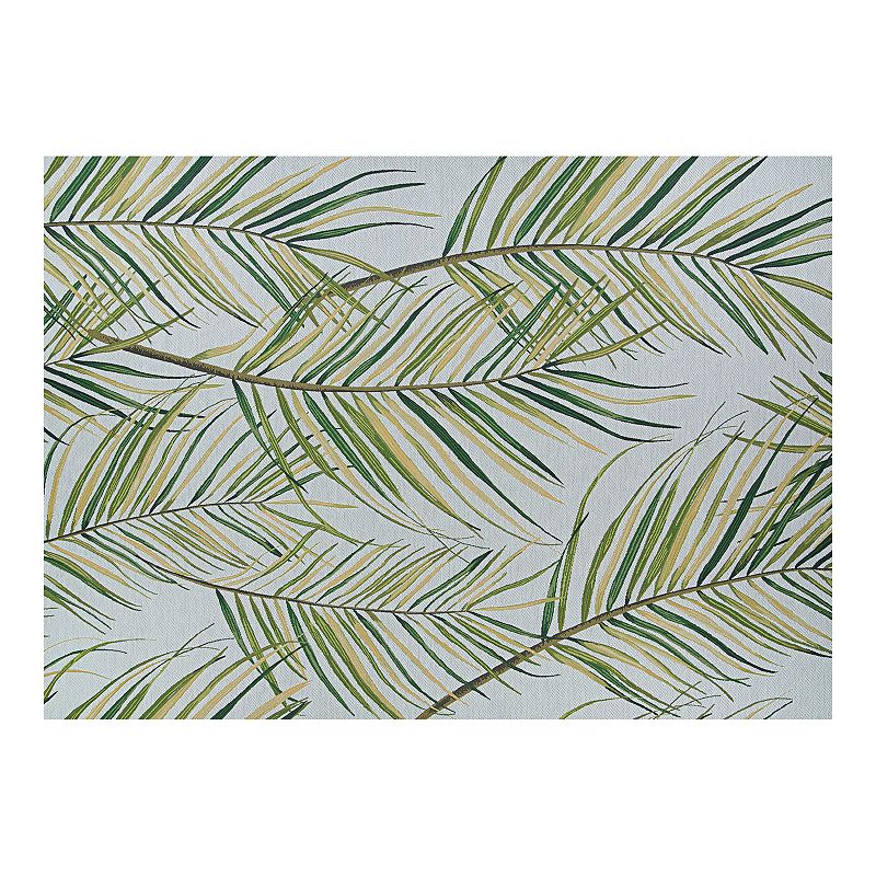 Couristan Dolce Bamboo Forest Indoor Outdoor Area Rug, Grey, 8X11 Ft
