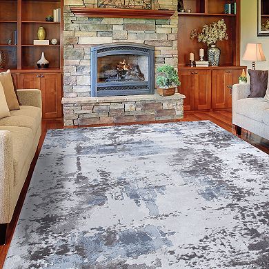 Concord Global Brighton Pacific Abstract Area Rug