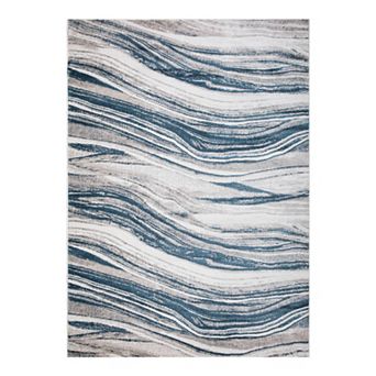 Concord Global Jefferson Marble Stripes Area Rug
