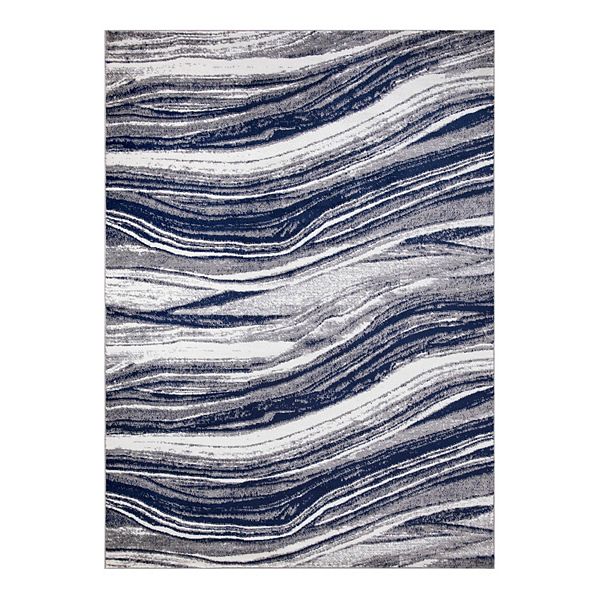 Concord Global Jefferson Marble Stripes Area Rug