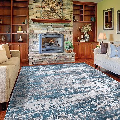 Concord Global Jefferson Abstract Area Rug