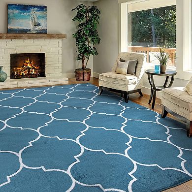 Concord Global Jefferson Morocco Trellis Area Rug