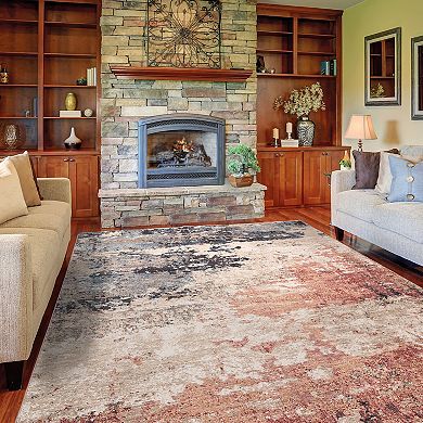 Concord Global Pandora Hudson Abstract Area Rug