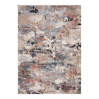 Concord Global Pandora Celeste Abstract Area Rug