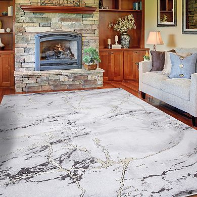 Concord Global Brighton Dallas Abstract Area Rug