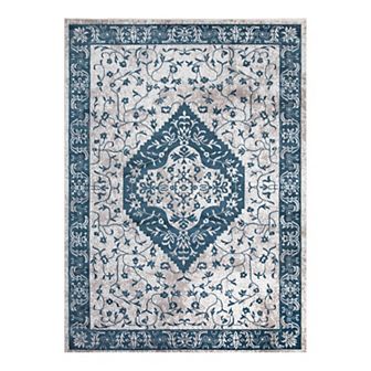 Concord Global Jefferson Heriz Medallion Area Rug