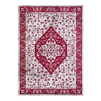 Concord Global Jefferson Heriz Medallion Area Rug