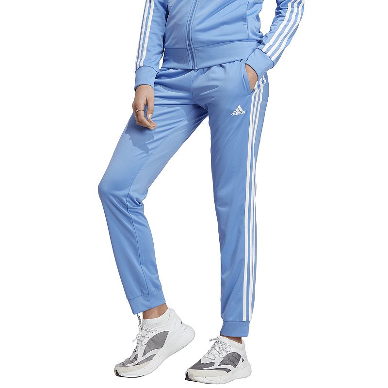Womens adidas Essential Tricot Track Pants, Size: XS, Med Blue