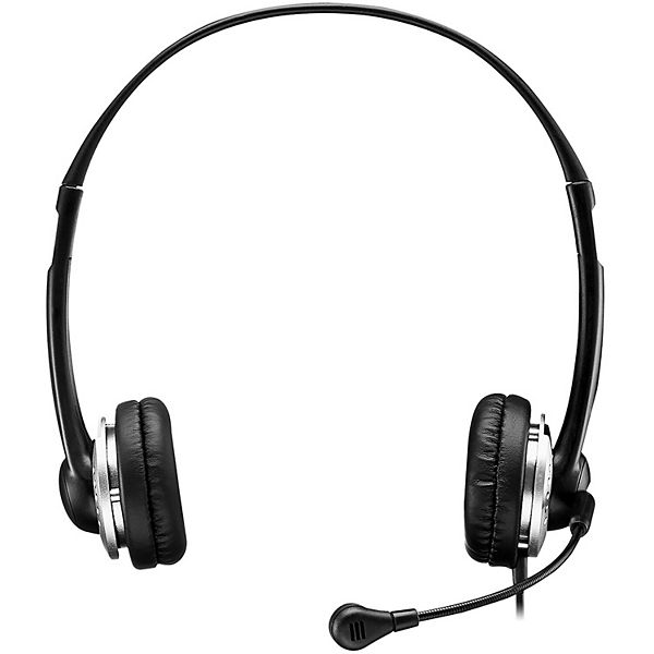 Adesso XtreamP2 USB Stereo Headset with Adjustable Microphone - Black