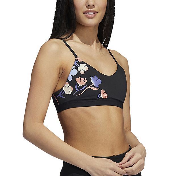 adidas Floral Low-Impact Sports Bra