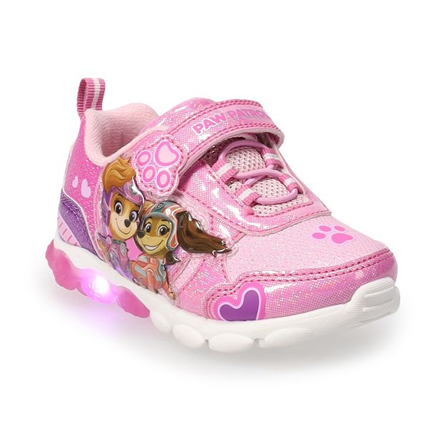 Girls paw patrol hot sale light up shoes