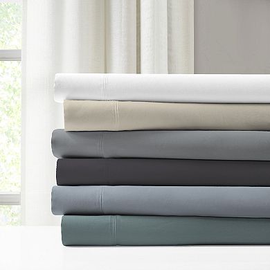 Color Sense 300 Thread Count Wrinkle Resistant Sateen Sheet Set or Pillowcases