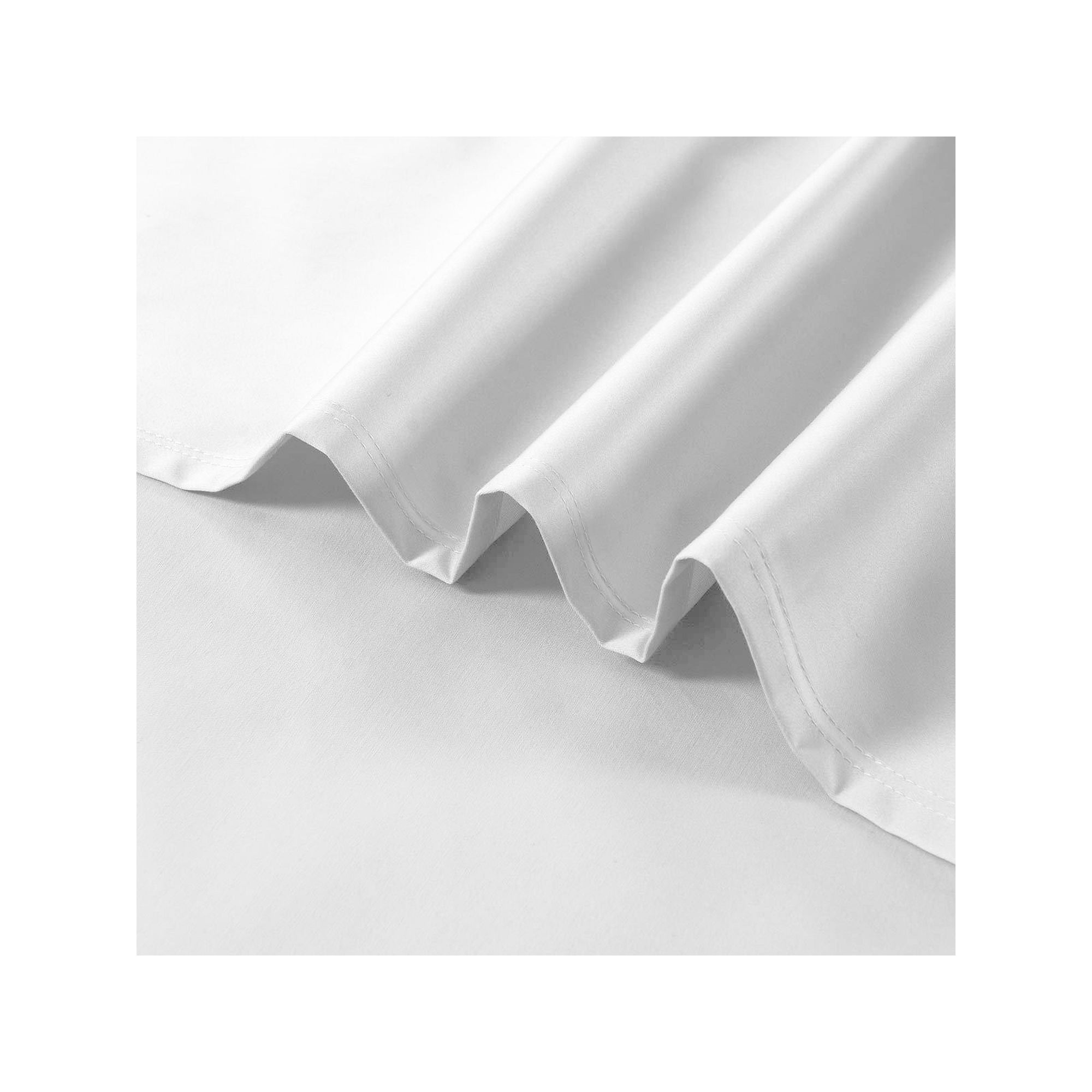 Color Sense 300 Thread Count Wrinkle Resistant Sateen Sheet Set or Pillowca
