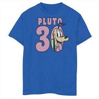 Disney's Mickey And Friends Boys 6-20 Pluto 30 Portrait Tee