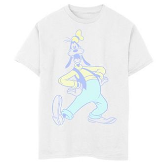 Disney's Mickey And Friends Boys 8-20 Goofy Neon Portrait Tee