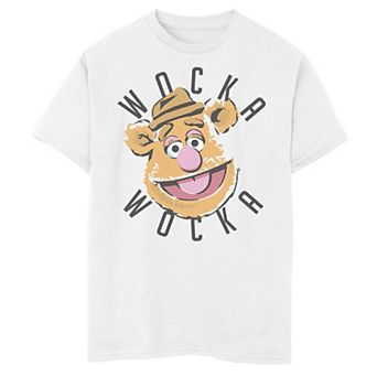 Disney's The Muppets Boys 8-20 Fozzie Bear Wocka Wocka Big Face Tee