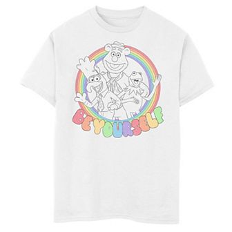 Disney's The Muppets Boys 8-20 Be Yourself Rainbow Tee