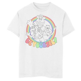Disney's The Muppets Boys 8-20 Be Yourself Rainbow Tee