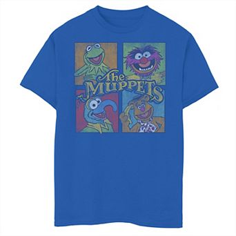 Disney's The Muppets Boys 8-20 Group Shot Box Up Tee