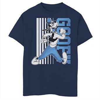 Disney's Mickey And Friends Boys 8-20 Goofy Barcode Tee