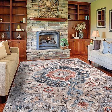 Concord Global Pandora Capella Medallion Area Rug