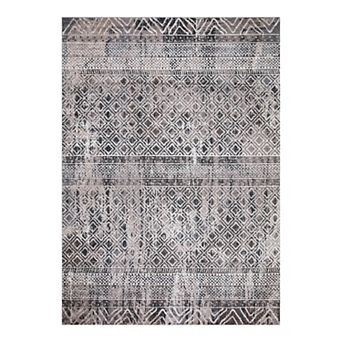 Concord Global Vintage Piazza Geometric Area Rug