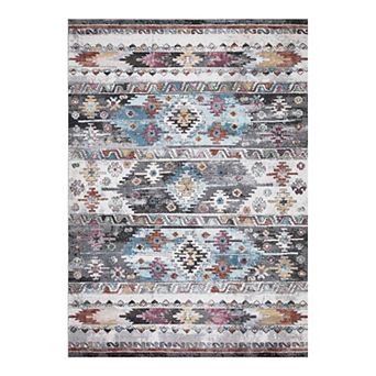 Concord Global Vintage Boulder Tribal Area Rug