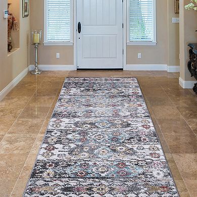 Concord Global Vintage Boulder Tribal Area Rug