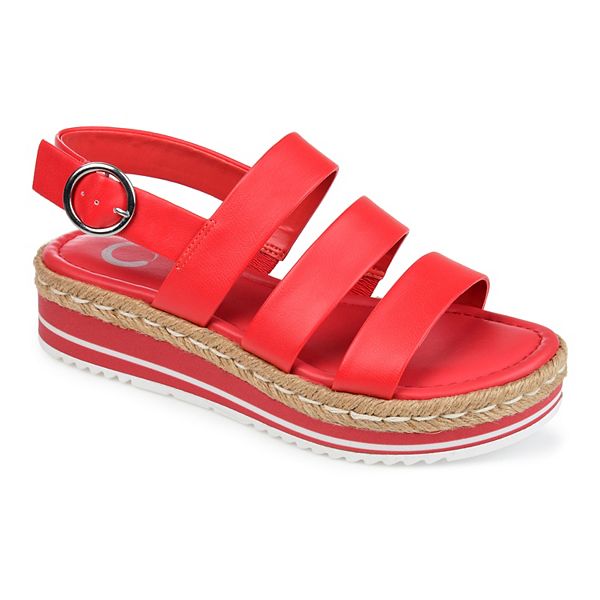 Kohls 2024 red sandals