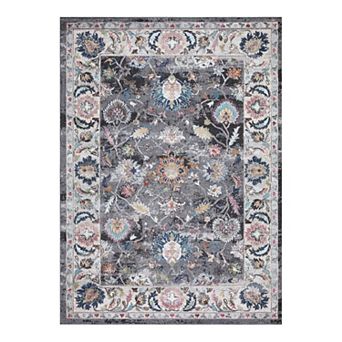 Concord Global Vintage Istanbul Border Area Rug