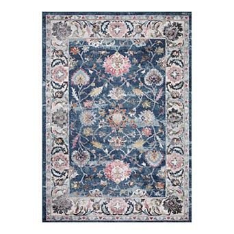 Concord Global Vintage Istanbul Border Area Rug