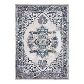 Concord Global Vintage Barclay Medallion Area Rug